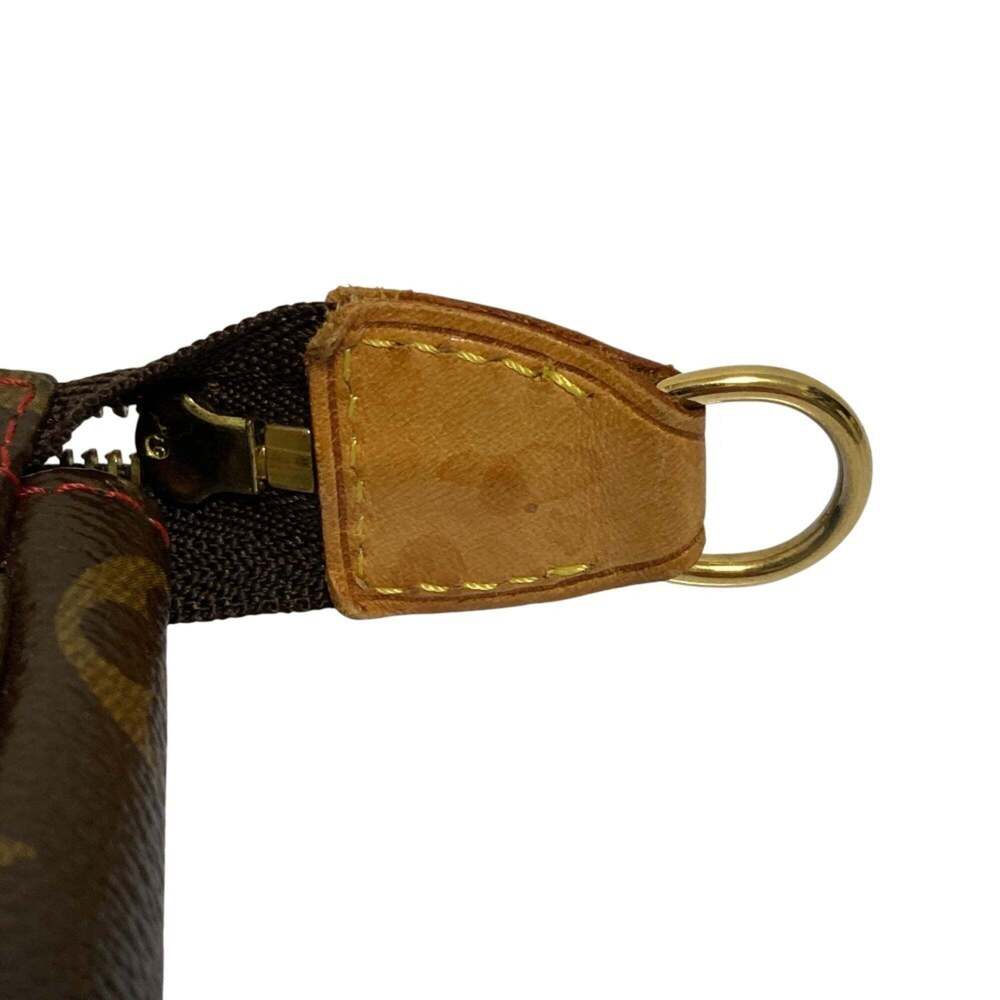 LOUIS VUITTON Authentic Brown Monogram Pochette Pouch - Picture 9 of 12